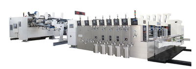 YK-ZD全自动印刷开槽模切糊箱联动线