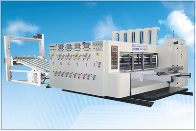 GYK920 系列高速水墨瓦楞纸板印刷分压切角开槽模切机